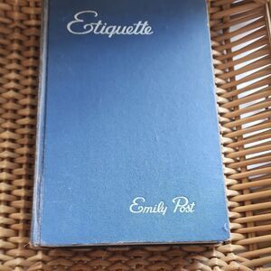 Vintage 1950's Hardback Etiquette Book Emily Post